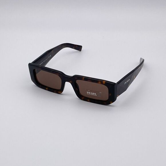 BRAND NEW PRADA PR06YS 2AU8C1 Tortoise/ Dark Brown Unisex Sunglasses - Picture 2 of 10